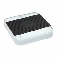 Acaia Pearl Aerial Heat Mat -Alternative Brewing Shop Acaia pearl scale white with charcoal heat pad 1024x