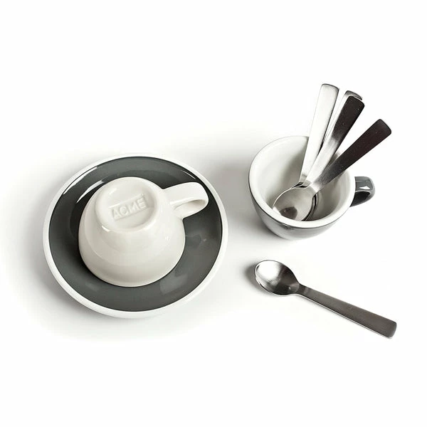 Acme Brushed Stainless Teaspoons 2 Acme Brushed Stainless Teaspoons - Image 2