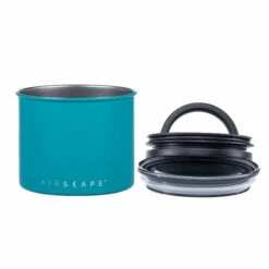 Airscape Classic Turquoise 10 Airscape Classic Turquoise -Alternative Brewing Shop Airscape Classic 4 Turquoise Matte Coffee Canister 1024x
