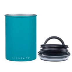 Airscape Classic Turquoise 11 Airscape Classic Turquoise -Alternative Brewing Shop Airscape Classic 7 Turquoise Matte Coffee Canister 1024x