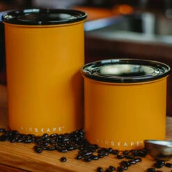 Airscape Classic Matte Yellow -Alternative Brewing Shop Airscape Classic Small Matte Yellow Canister 1024x