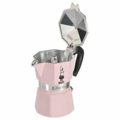 Bialetti MokaPot Express - All Colours -Alternative Brewing Shop Bialetti Moka Express Pastel Pink 3 Cup Coffee Maker 1024x