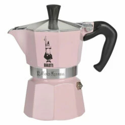 Bialetti MokaPot Express - All Colours -Alternative Brewing Shop Bialetti Moka Express Pastel Pink 3 Cup 1024x