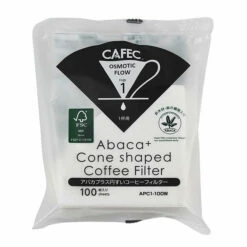 Cafec Abaca Plus Filter Papers -Alternative Brewing Shop Cafec 1 Cup Abaca Plus Paper Filter 100 pack 1024x