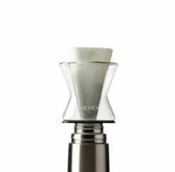 Chemex Funnex Glass Pour Over Dripper -Alternative Brewing Shop ChemexFunnexGlassPourOverDripperontopofThermos 1024x