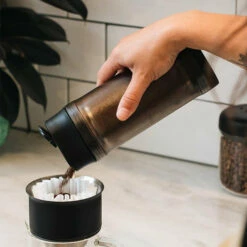 Fellow Shimmy Coffee Sieve -Alternative Brewing Shop Fellow Black Shimmy Sieve 200 Micons 1024x