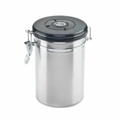 Friis Coffee Vault - Silver (Black Lid)