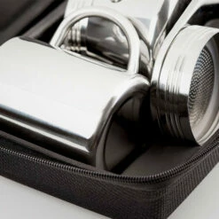 GSI Stainless Mini Espresso Set -Alternative Brewing Shop GSI Outdoors Miniespresso Set 4 Cup Stovetop Coffee 1024x