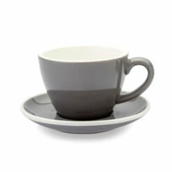 ACF Cup & Saucer 6 Set - 6oz 13 ACF Cup & Saucer 6 Set - 6oz -Alternative Brewing Shop Grey ACF 6oz Cup and Saucer Set 1024x