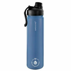 GROSCHE Chicago Steel Infuser Tumbler -Alternative Brewing Shop Grosche Chicago Steel Insulated Water Bottle with Chug Lid Blue 22oz 1024x