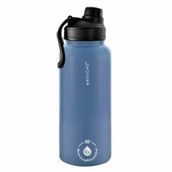 GROSCHE Chicago Steel Infuser Tumbler -Alternative Brewing Shop Grosche Chicago Steel Insulated Water Bottle with Chug Lid Blue 32oz 1024x