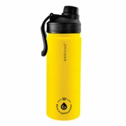 GROSCHE Chicago Steel Infuser Tumbler -Alternative Brewing Shop Grosche Chicago Steel Insulated Water Bottle with Chug Lid Yellow 16oz 1024x