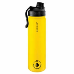 GROSCHE Chicago Steel Infuser Tumbler -Alternative Brewing Shop Grosche Chicago Steel Insulated Water Bottle with Chug Lid Yellow 22oz 1024x
