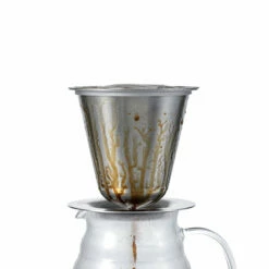 Hario Kasuya Double Stainless Steel Dripper -Alternative Brewing Shop Hario KASUYA Double Wall Stainless Brewer 1024x