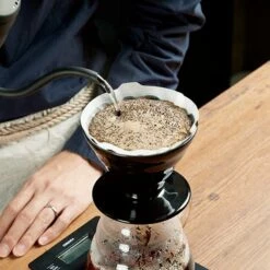 Hario V60 Dripper Kasuya - Black -Alternative Brewing Shop Hario V60 Black Ceramic Dripper 1024x