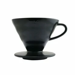 Hario V60 Ceramic Coloured Drippers -Alternative Brewing Shop Hario V60 Ceramic Dripper Matte Black 02 1024x