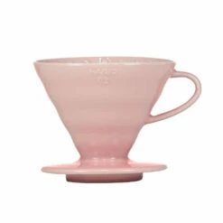 Hario V60 Ceramic Coloured Drippers -Alternative Brewing Shop Hario V60 Ceramic Dripper Pink 1024x