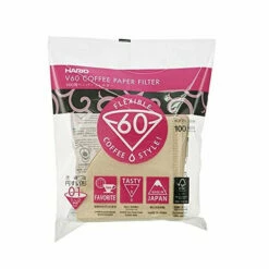 Hario V60 Paper Filters - Natural -Alternative Brewing Shop Hario V60 Paper Filter Natural 100 pack 01 1024x