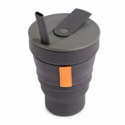 HUNU Collapsible Cup -Alternative Brewing Shop Hunu Cup 475ml Charcoal 1024x