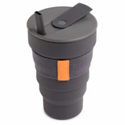 HUNU Collapsible Cup -Alternative Brewing Shop Hunu Cup 590ml Charcoal 1024x