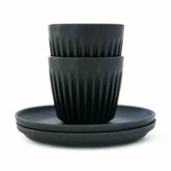 Huskee Charcoal Cup W Lid 10 Huskee Charcoal Cup W Lid -Alternative Brewing Shop Huskee 3oz Espresso Set Charcoal 1024x