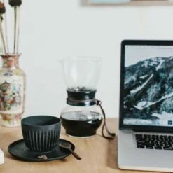 Huskee Charcoal Cup W Lid 13 Huskee Charcoal Cup W Lid -Alternative Brewing Shop Huskee Coffee Husk Environmental Cup 1024x