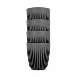 Huskee Charcoal Cups - 4 Pack -Alternative Brewing Shop Huskee Cup 4 Pack 8 Oz Charcoal 1024x