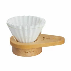 Kalita Neo Woods Wave Dripper 185 -Alternative Brewing Shop Kalita WDG Neo Woods 185 Coffee Dripper Stand Set 1024x