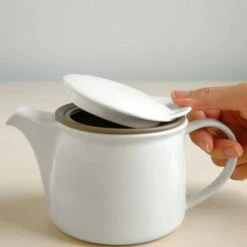 Kinto Brim Teapot -Alternative Brewing Shop Kinto Brim Teapot lid 1024x