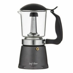 Leaf & Bean Glass Stovetop Espresso Maker