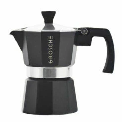 GROSCHE Milano Stovetop Espresso Maker -Alternative Brewing Shop Milano Stovetop Espresso Maker 3 Cup Black 1024x