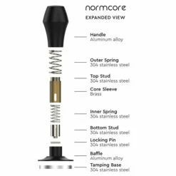 Normcore Spring-loaded Tamper V4 -Alternative Brewing Shop Normcore Spring Loaded Black Tamper V4 1024x