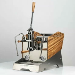 Nurri L Type Leva Coffee Machine -Alternative Brewing Shop Nurri L Type Leva Coffee Machine Stainless Steel Zebrano 1024x