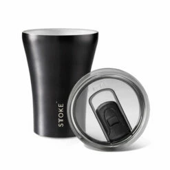STTOKE Ceramic Reusable Cup 36 STTOKE Ceramic Reusable Cup -Alternative Brewing Shop Sttoke 8oz Gunmetal Grey Reusable Cup 1024x