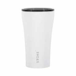 STTOKE Ceramic Reusable Cup 33 STTOKE Ceramic Reusable Cup -Alternative Brewing Shop Sttoke White Ceramic Reusable Coffee Cup 12oz 1024x