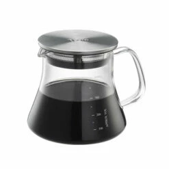 Tiamo Clear Glass Range Server 5 Tiamo Clear Glass Range Server -Alternative Brewing Shop Tiamo Glass Server with Stainless Steel Lid 1024x