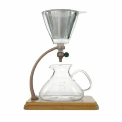 Yama Silverton Stainless Steel Coffee/Tea Dripper -Alternative Brewing Shop Yama Silverton Coffee Tea Dripper BrownBrass 1024x