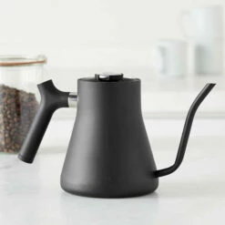 Fellow Stagg Black Kettle - Fellow 13 Fellow Stagg Black Kettle - Fellow -Alternative Brewing Shop fellow pour over kettle with thermometer black 2 c 1024x