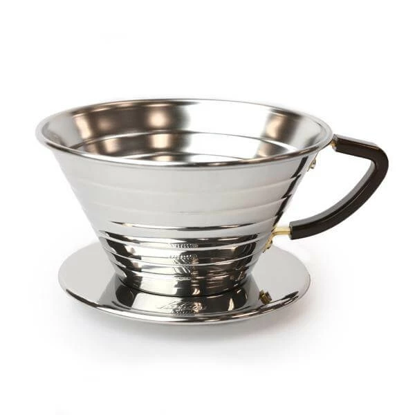 Kalita Stainless Wave Dripper 185 1 Kalita Stainless Wave Dripper 185