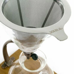 Yama Silverton Stainless Steel Coffee/Tea Dripper -Alternative Brewing Shop yamcd8s br 6 1024x